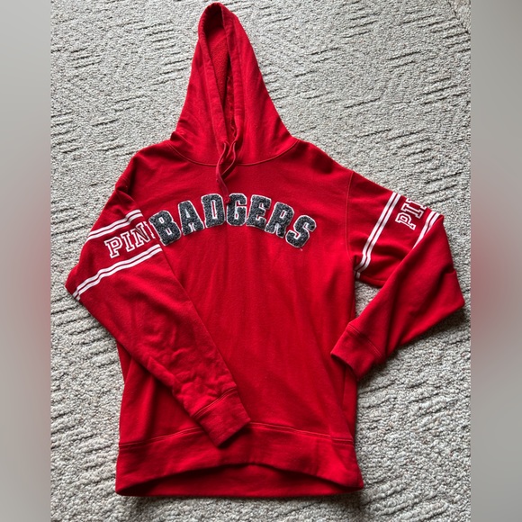 VS PINK Badger Hoodie - Picture 1 of 4